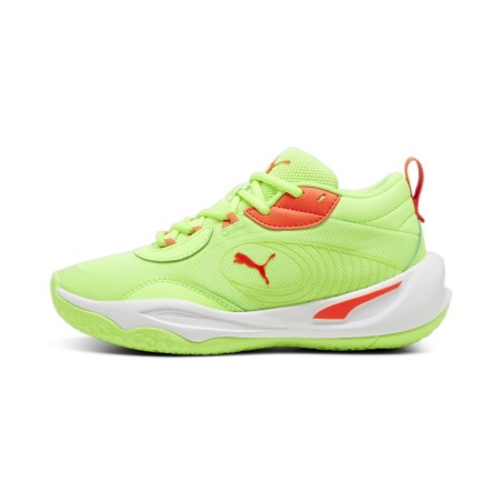 Zapatilla Puma Playmaker Pro Jr Neón