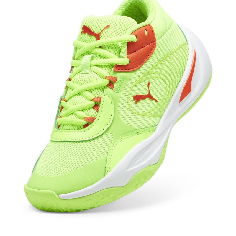 Zapatilla de Baloncesto Puma Playmaker Pro Jr Neón