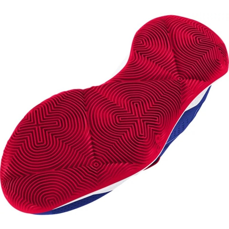 Zapatilla de Baloncesto Niños Under Armour UA GS Jet 23 Azul y Roja