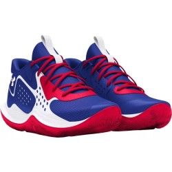 Zapatilla de Baloncesto Niños Under Armour UA GS Jet 23 Azul y Roja 2