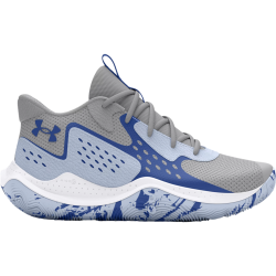 Zapatilla de Baloncesto Niños Under Armour UA GS Jet 23 Gris y Azul