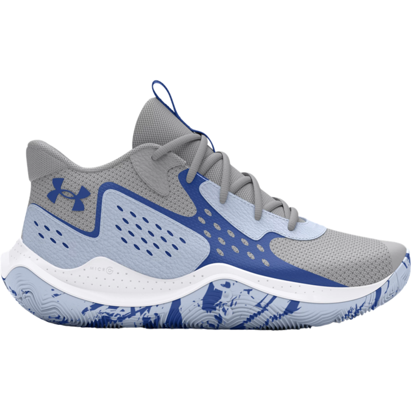 Zapatilla de Baloncesto Niños Under Armour UA GS Jet 23 Gris y Azul