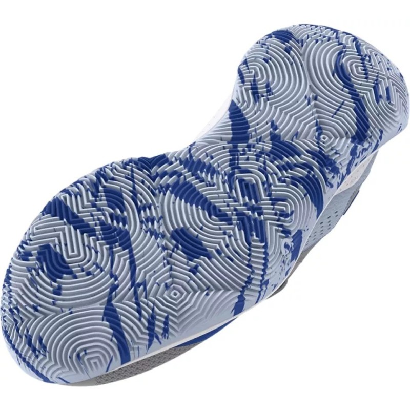 Zapatilla de Baloncesto Niños Under Armour UA GS Jet 23 Gris y Azul