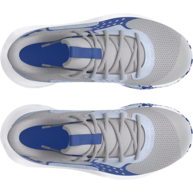 Zapatilla de Baloncesto Niños Under Armour UA GS Jet 23 Gris y Azul