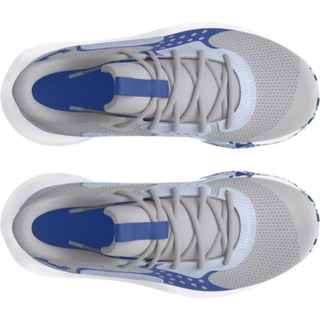 Zapatilla de Baloncesto Niños Under Armour UA GS Jet 23 Gris y Azul