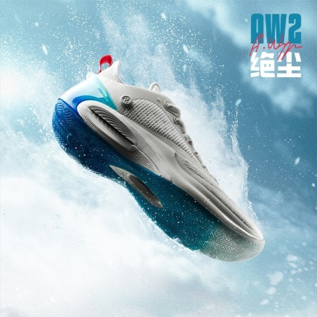 Zapatilla de Baloncesto Peak Andrew Wiggins 2 Blanca Y Azul