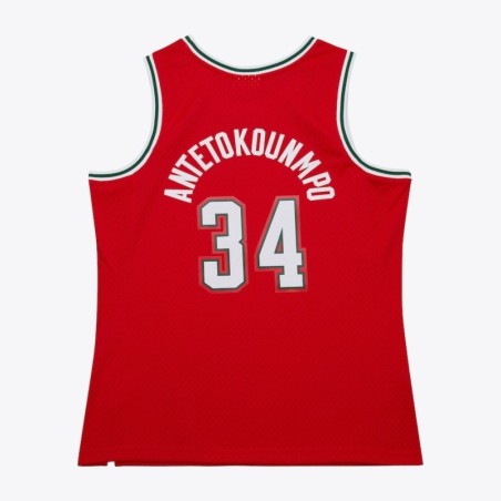 Swingman NBA Giannis Antetokounmpo Milwaukee Bucks Roja 2014/15