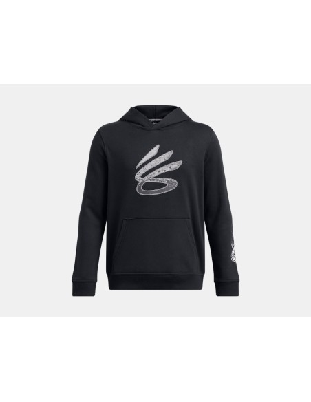 Sudadera Under Armour Curry Splash '24 Negra Niños