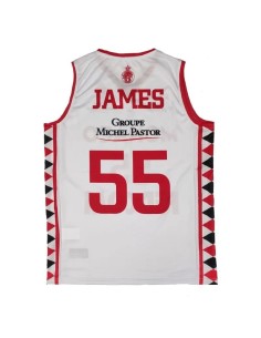 Camiseta Blanca Mike James AS Mónaco Basket 2
