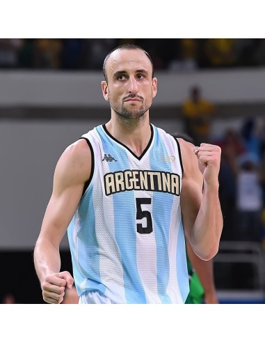 Camiseta Réplica Manu Ginobili Argentina 2016