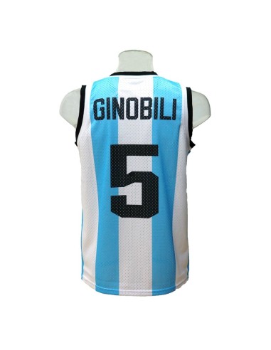 Camiseta Réplica Manu Ginobili Argentina 2016