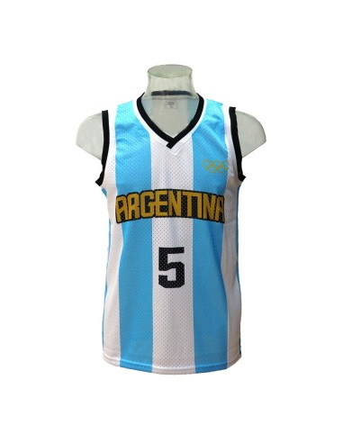 Camiseta Réplica Manu Ginobili Argentina 2016