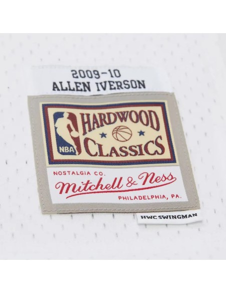 Swingman NBA Philadelphia 76ers Allen Iverson 2009/10 Blanca