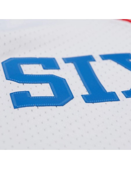 Swingman NBA Philadelphia 76ers Allen Iverson 2009/10 Blanca