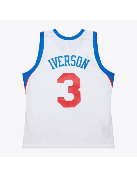 Swingman NBA Philadelphia 76ers Allen Iverson 2009/10 Blanca