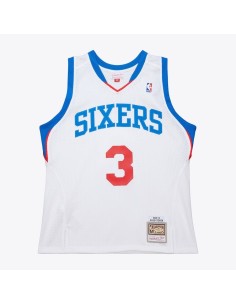 Swingman NBA Philadelphia 76ers Allen Iverson 2009/10 Blanca