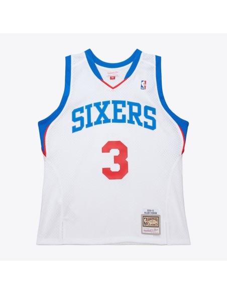 Swingman NBA Philadelphia 76ers Allen Iverson 2009/10 Blanca