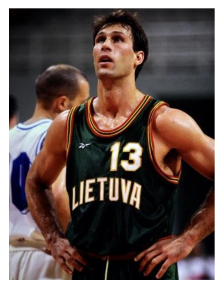 Camiseta Réplica FIBA Retro Šarūnas Marčiulionis Lituania