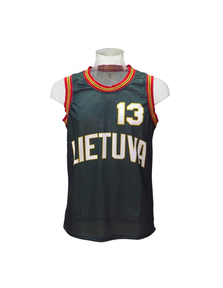 Camiseta Réplica FIBA Retro Šarūnas Marčiulionis Lituania
