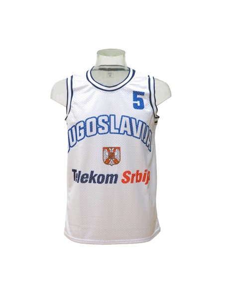Camiseta Réplica FIBA Retro Predrag Danilović Jugoslavija