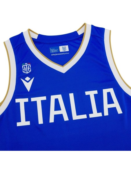 Camiseta de Baloncesto Macron FIBA Italia Eurobasket 2025 Road