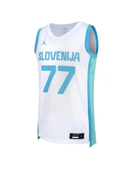 Camiseta de Baloncesto Jordan FIBA Edición Limitada Eslovenia Luka Dončić Home