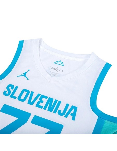 Camiseta de Baloncesto Jordan FIBA Edición Limitada Eslovenia Luka Dončić Home