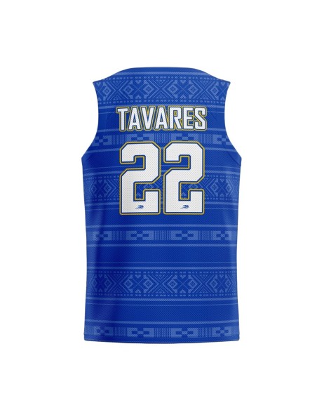 Camiseta FIBA Cabo Verde Tavares Azul