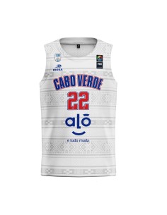 Preventa Camiseta FIBA Cabo Verde Tavares Blanca