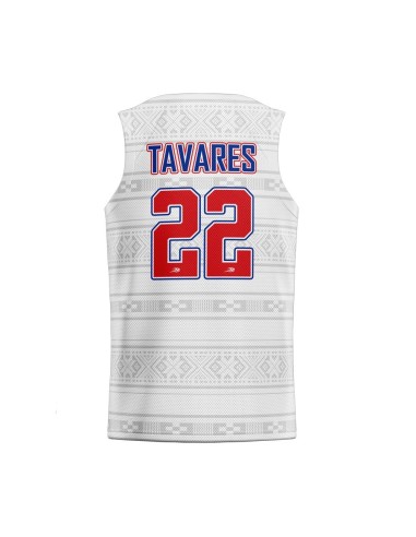 Preventa Camiseta FIBA Cabo Verde Tavares Blanca