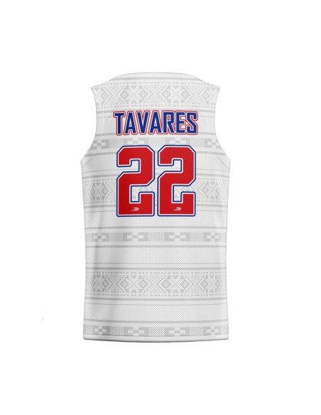 Preventa Camiseta FIBA Cabo Verde Tavares Blanca