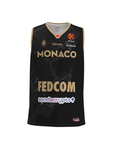 Camiseta AS Monaco Basket 2025-26 Spalding – Oficial EuroLeague