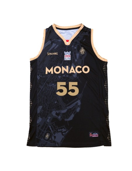Camiseta AS Monaco Spalding | Oficial Liga Francesa LNB