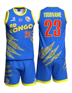 PREVENTA Camiseta RD Congo Afrobasket 2025 Azul