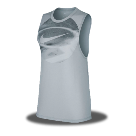 Top Femenino Nike Dry Gris