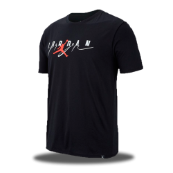 Flight Mash-Up Jordan Tee Black