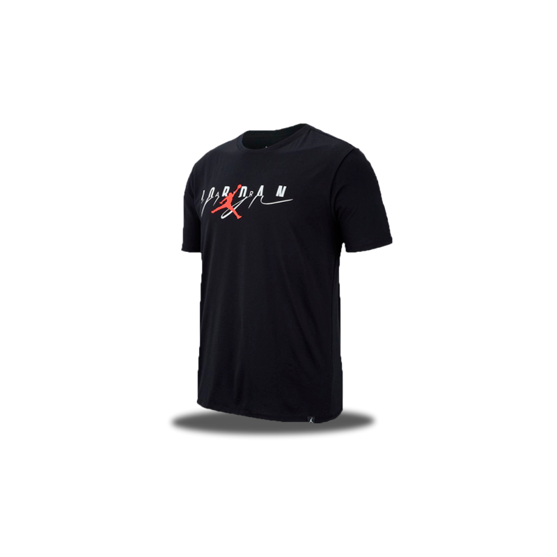 Flight Mash-Up Jordan Tee Black