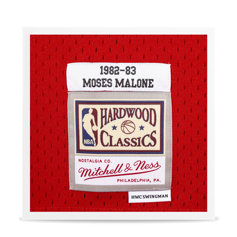 Swingman Moses Malone Sixers 82/83