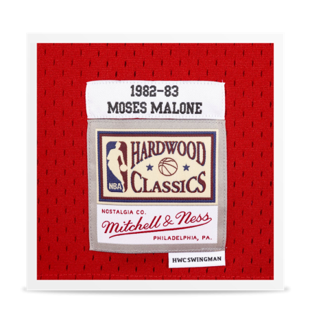 Swingman Moses Malone Sixers 82/83