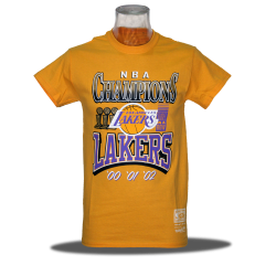Three In A Row Los Angeles Lakers Tee