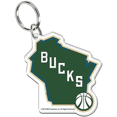 Acrylic Keyring Milwaukee Bucks