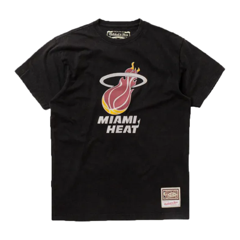 Camiseta Worn Logo Miami Heat