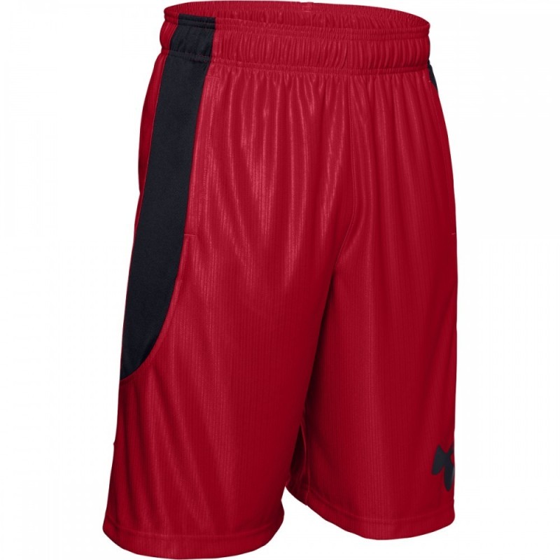Pantalón Corto Baloncesto Under Armour Perimeter Rojo