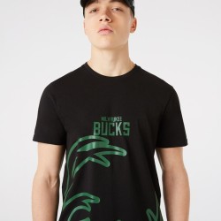 Camiseta NBA New Era Enlarged Logo Milwaukee Bucks | Camisetas NBA 2