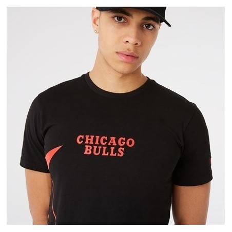 Camiseta NBA New Era Enlarged Logo Chicago Bulls | Camisetas NBA