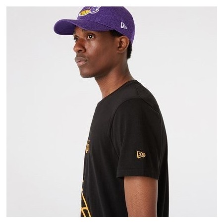 Camiseta NBA New Era Enlarged Logo Los Angeles Lakers | Camisetas NBA