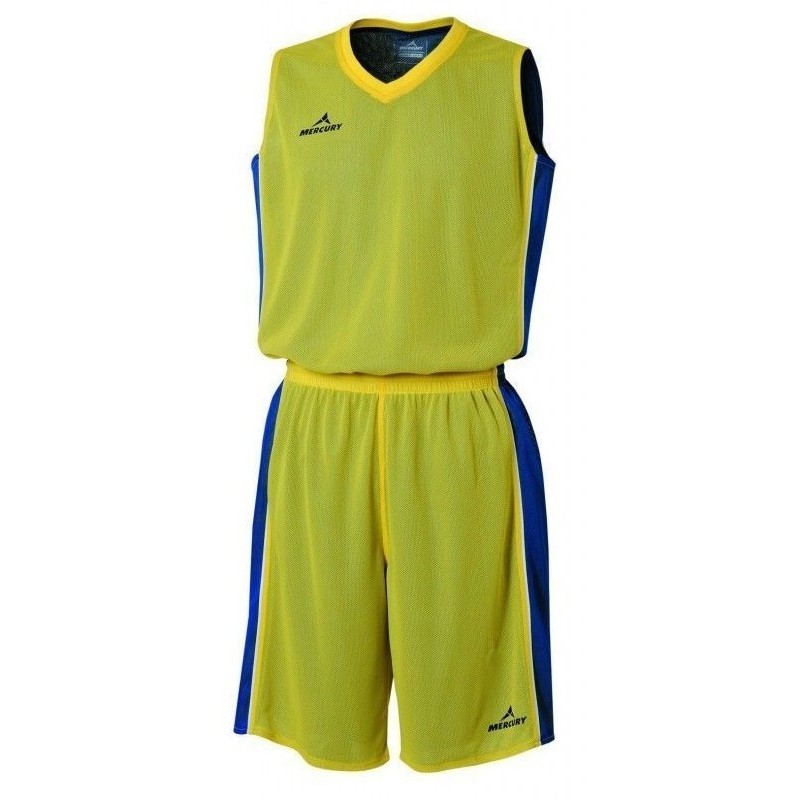 Equipación reversible Mercury. Modelo Dallas. Colores azul y amarillo