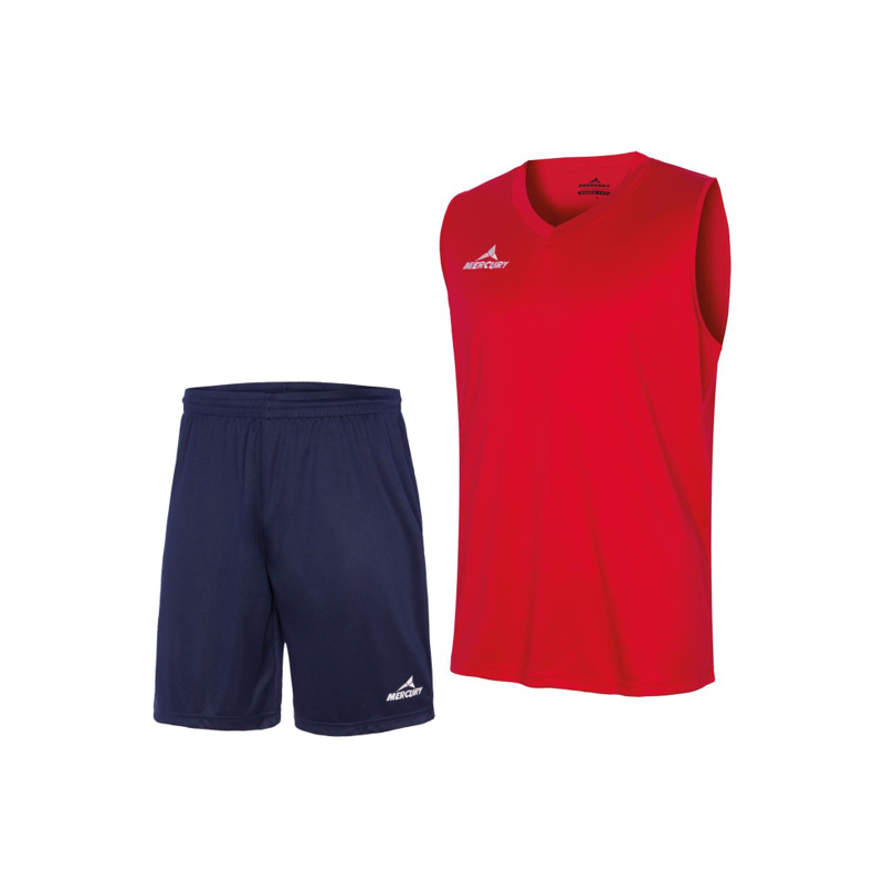 Equipación baloncesto Mercury Detroit roja