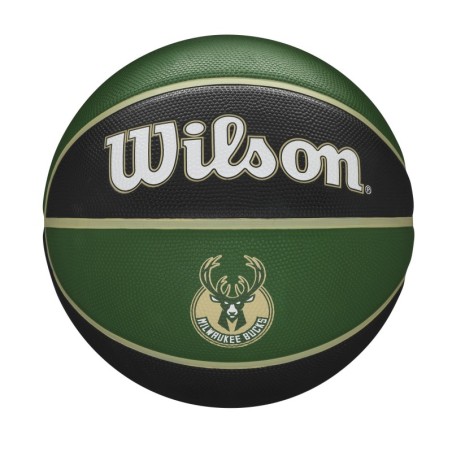 Balón de baloncesto Wilson de Milwaukee Bucks. Talla 7