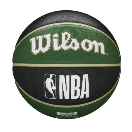 Balón de baloncesto Wilson de Milwaukee Bucks. Talla 7